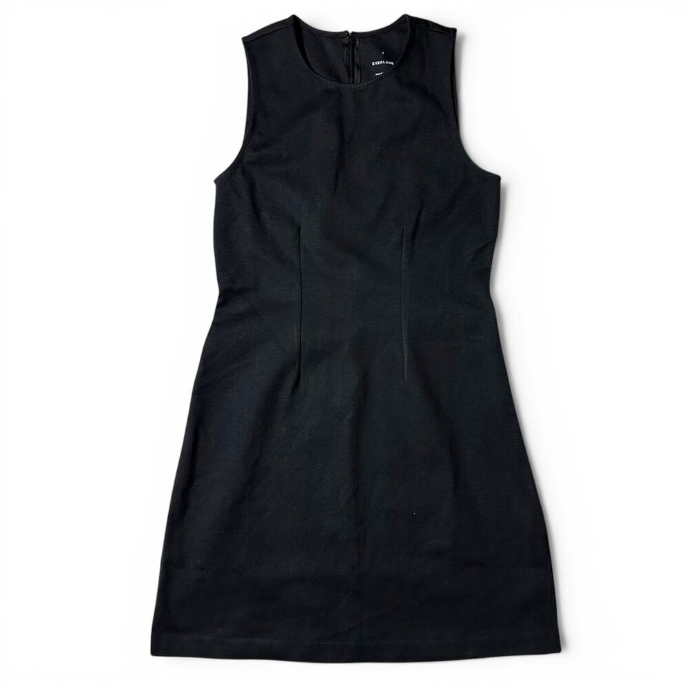 Everlane Cotton Modal Sleeveless Mini Dress Womens Size S Black NWOT